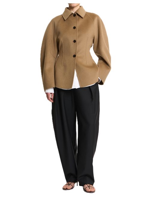 double-faced sculptural jacket | camel Róhe | 420-11-250260_302 CAMEL